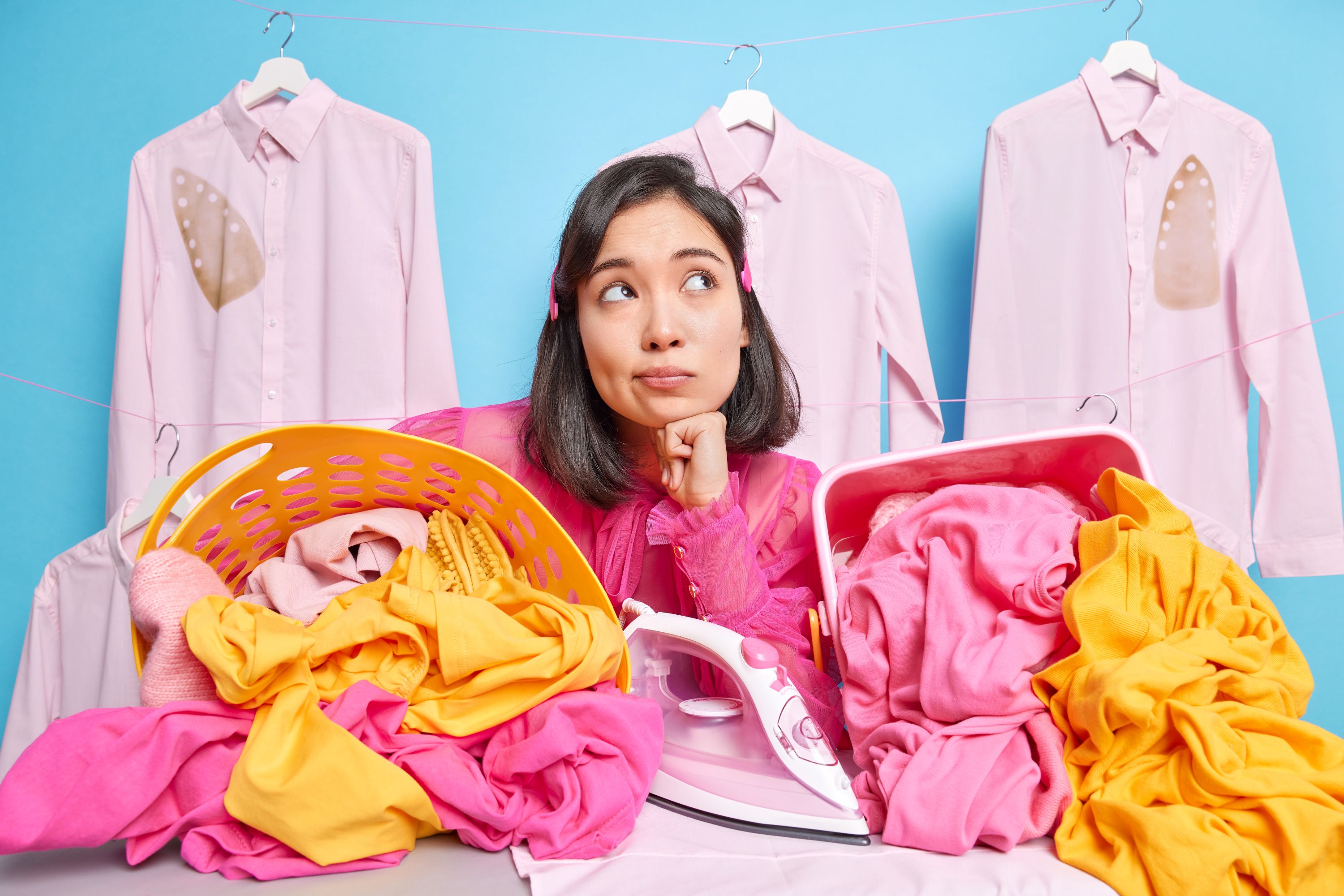 Contenplating Laundry Shutterstock 1966357219