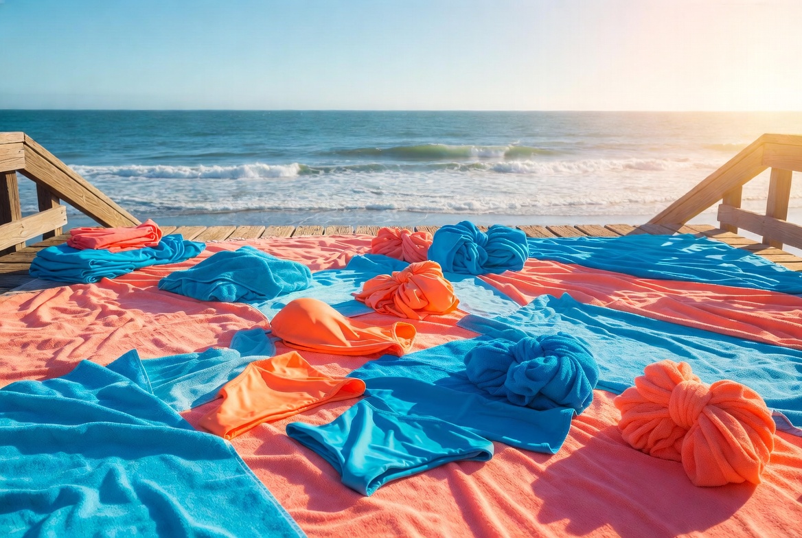 Pre Summer Beach Laundry Prep